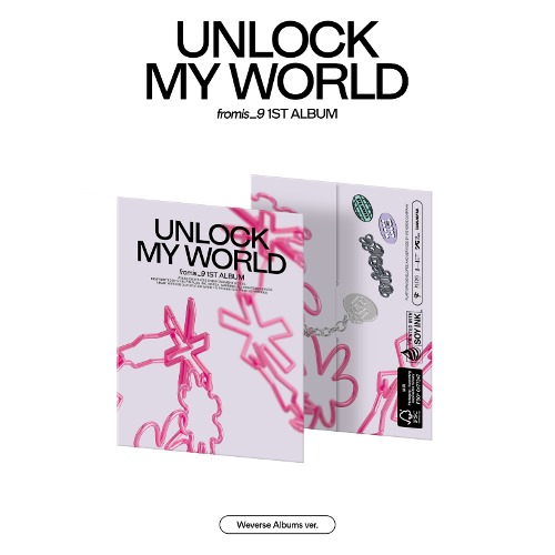 프로미스나인 (fromis_9) 1st Album ‘Unlock My World’ (Weverse Albums ver.)