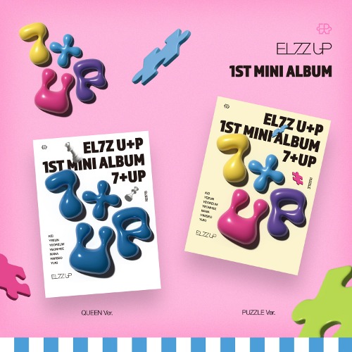 EL7Z UP(엘즈업) 1st Mini Album &#039;7+UP&#039; (QUEEN ver / PUZZLE ver.) (버전 랜덤)