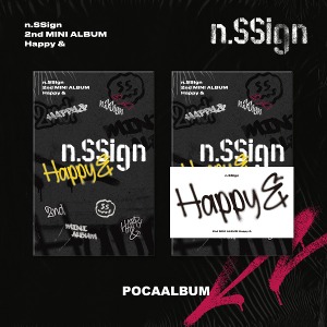 n.SSign 2nd MINI ALBUM &#039;Happy &amp;&#039; (POCAALBUM)