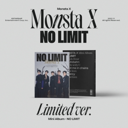 몬스타엑스 (MONSTA X) - 미니 10집 [NO LIMIT] (Limited Ver.)